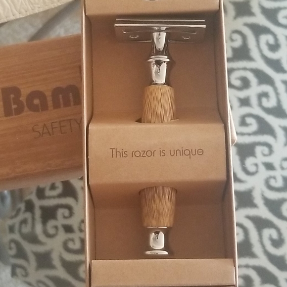 Vintage Bamboo Manual Razor Shaving Double Edge Cl - Picture 2 of 4